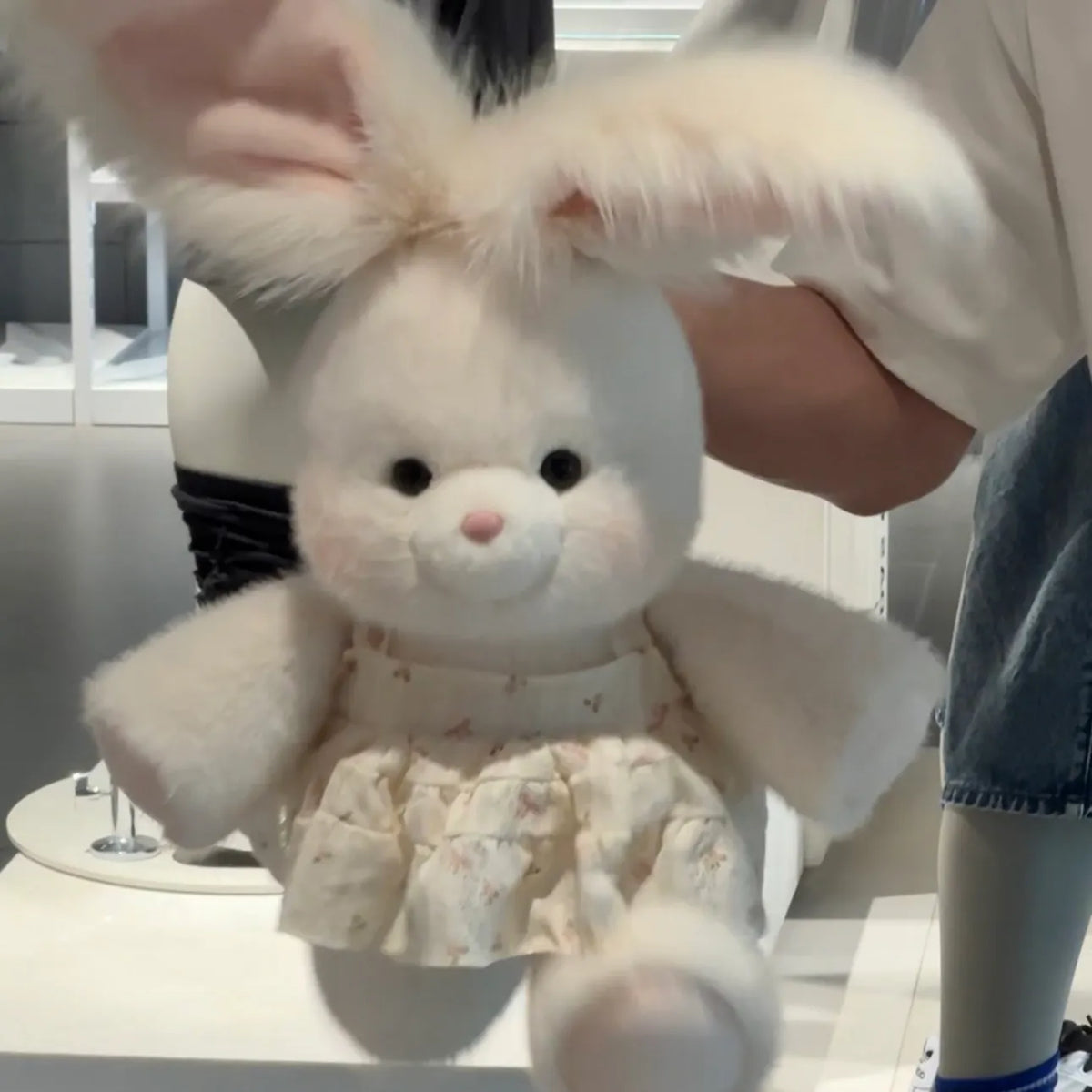 Running Angora Rabbit Stuffed Animal