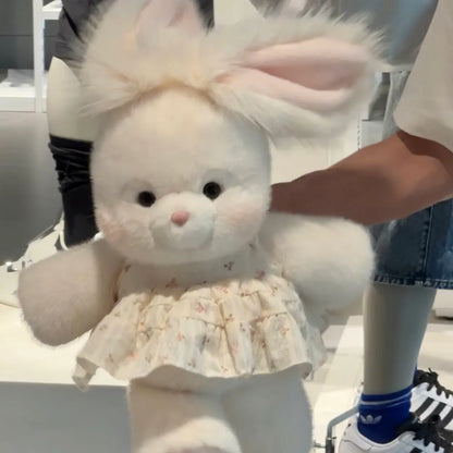 Running Angora Rabbit Stuffed Animal