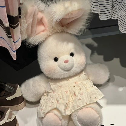 Running Angora Rabbit Stuffed Animal