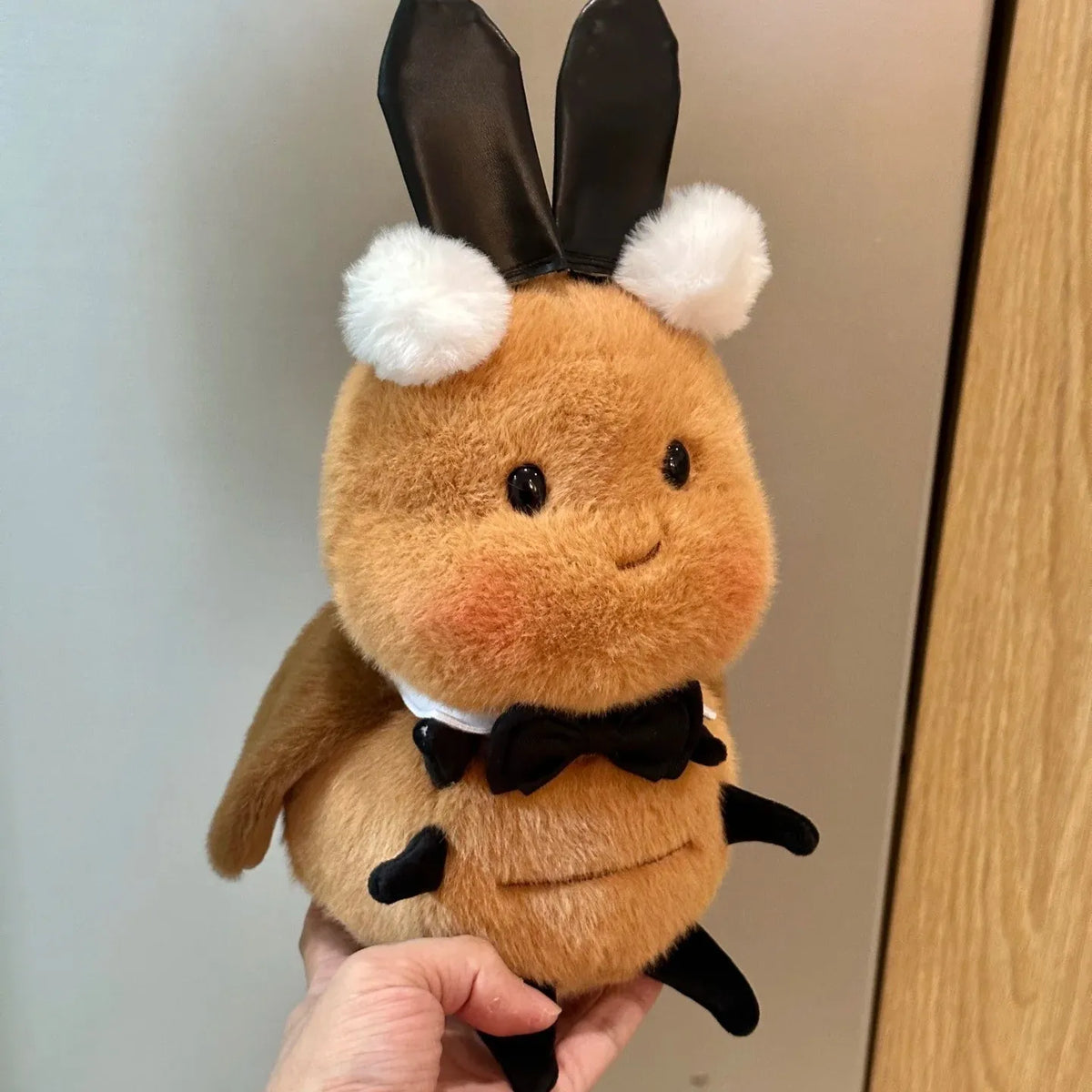Cute Double-Ponytail Cockroach Stuffed Animal