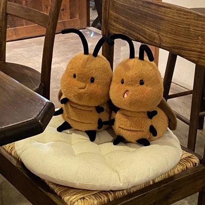 Cute Double-Ponytail Cockroach Stuffed Animal