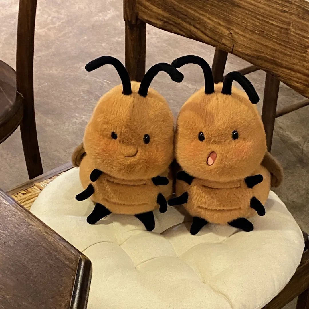 Cute Double-Ponytail Cockroach Stuffed Animal