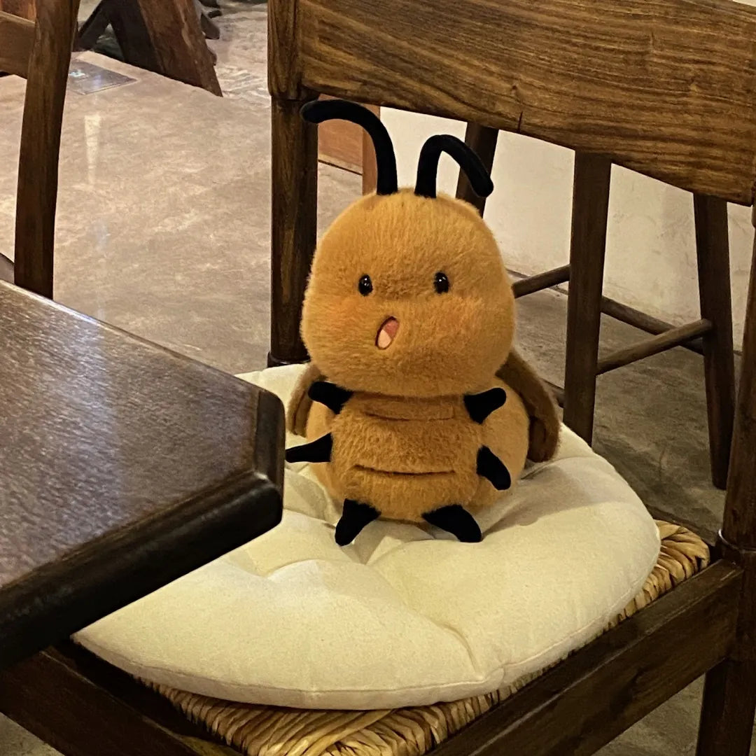Cute Double-Ponytail Cockroach Stuffed Animal