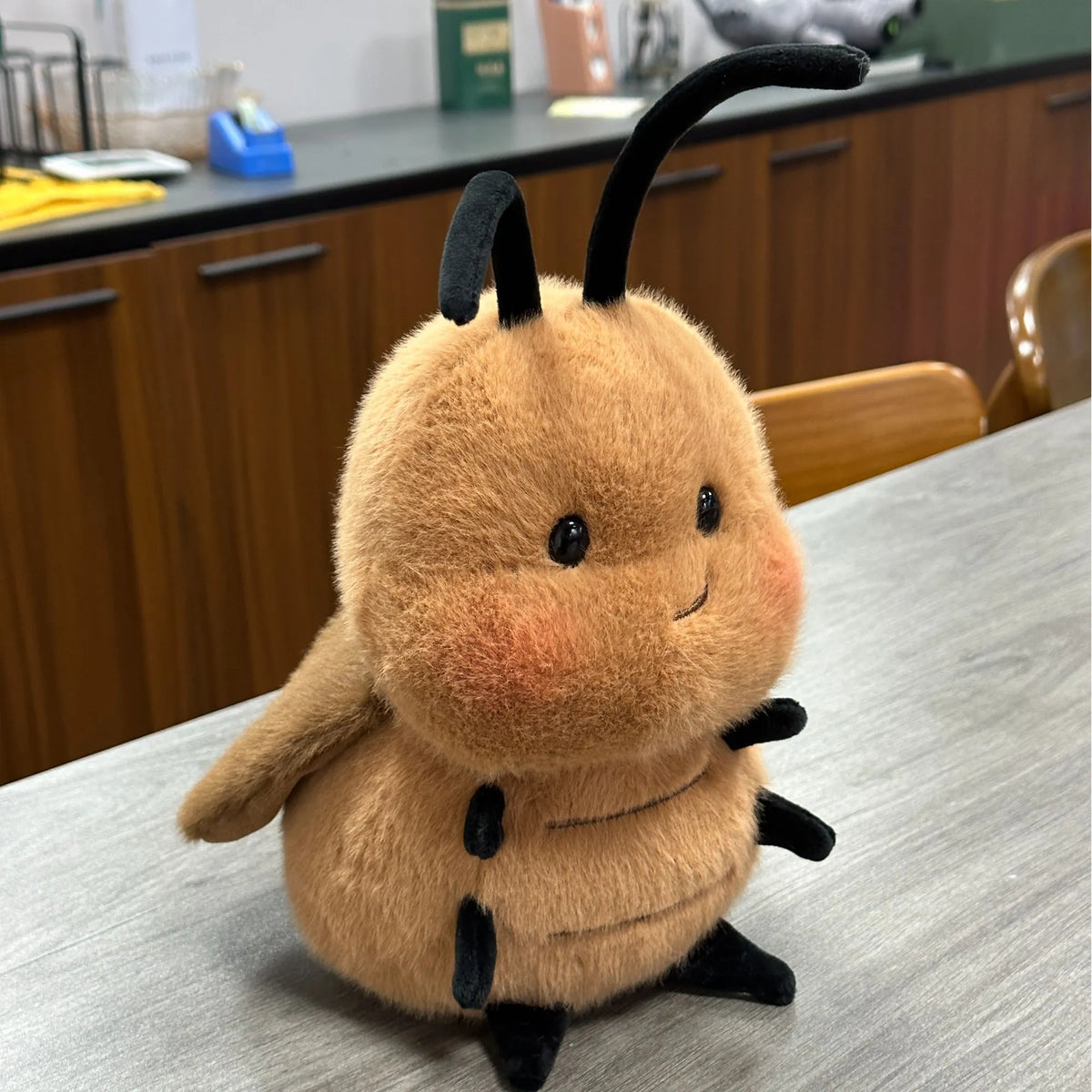 Cute Double-Ponytail Cockroach Stuffed Animal