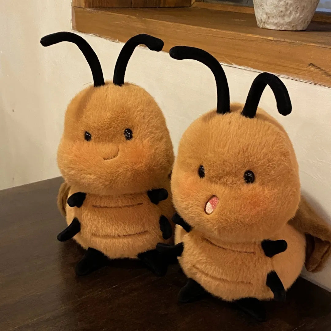Cute Double-Ponytail Cockroach Stuffed Animal