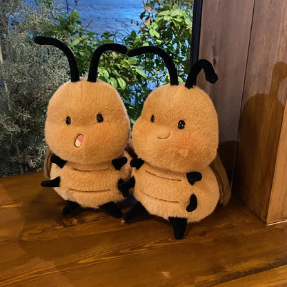 Cute Double-Ponytail Cockroach Stuffed Animal