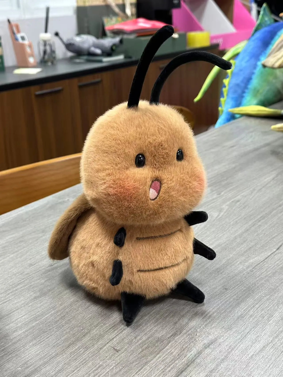 Cute Double-Ponytail Cockroach Stuffed Animal