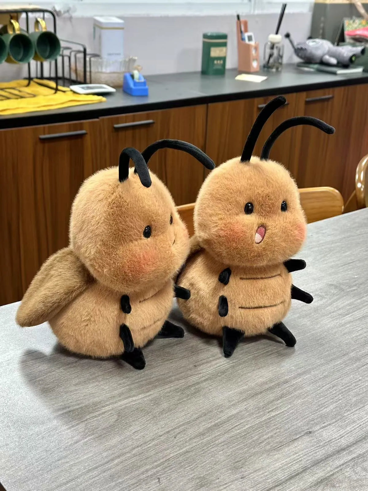 Cute Double-Ponytail Cockroach Stuffed Animal