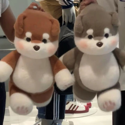 Running Alaskan Malamute Stuffed Animal