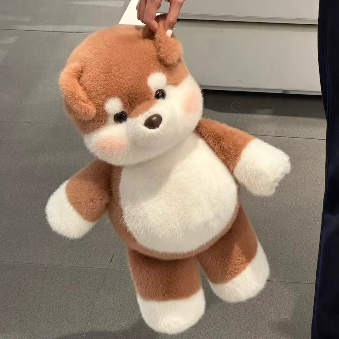 Running Alaskan Malamute Stuffed Animal