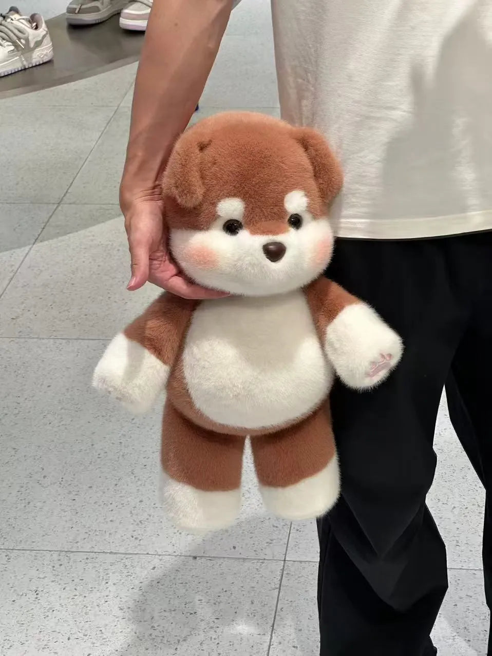 Running Alaskan Malamute Stuffed Animal