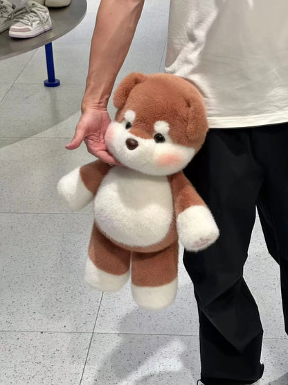 Running Alaskan Malamute Stuffed Animal