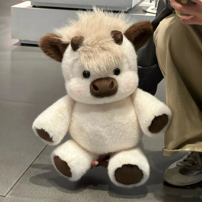 Running Scottish Highland Cow Stuffed Animal