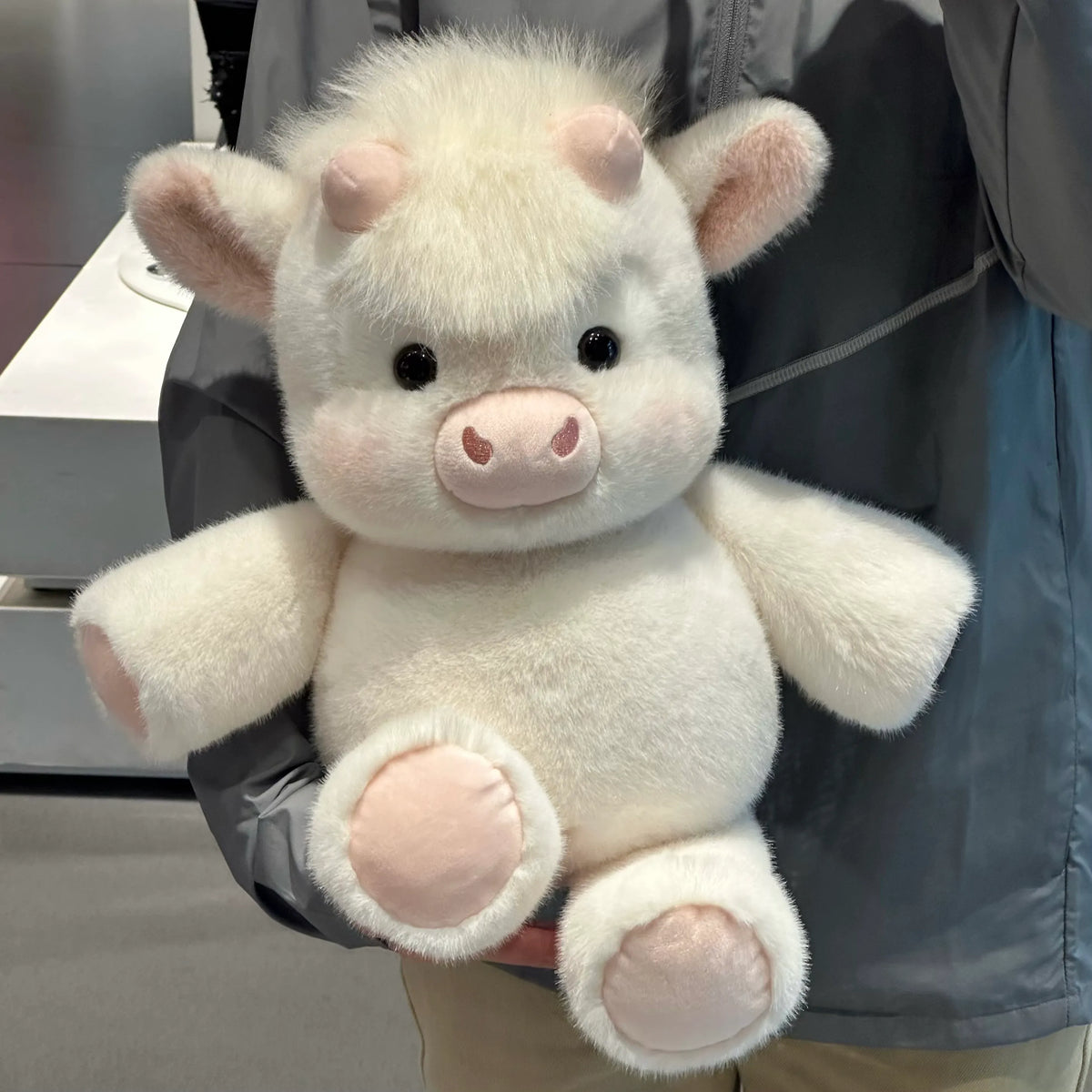 Running Scottish Highland Cow Stuffed Animal