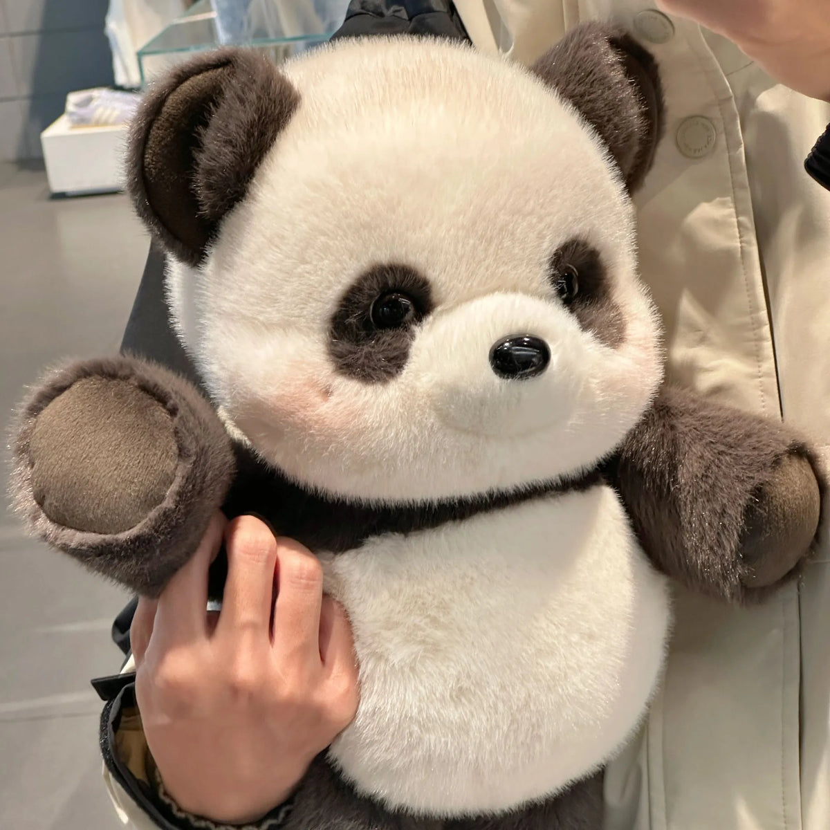 Running Panda Stuffed Animal