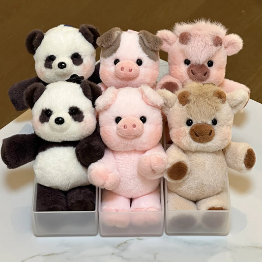 Running Stuffed Animal Keychains