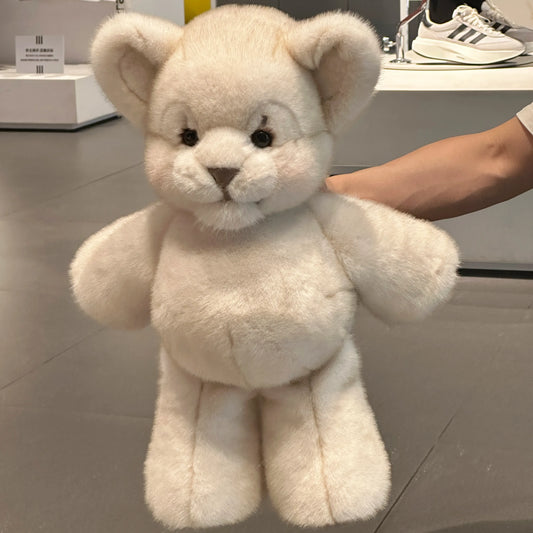 Running White Lion Stuffed Animal