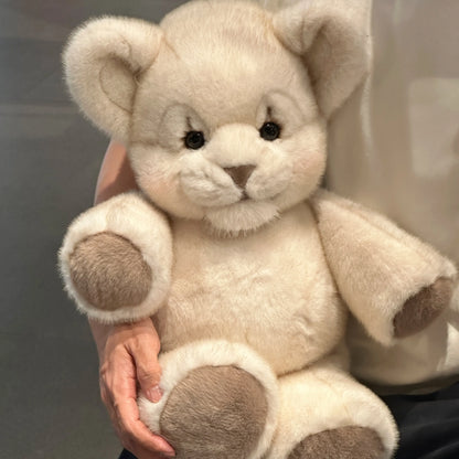 Running White Lion Stuffed Animal