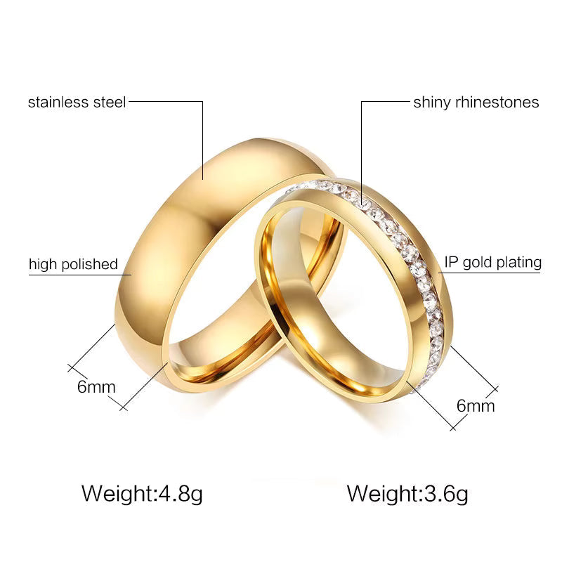 Zircon Accent Band Ring