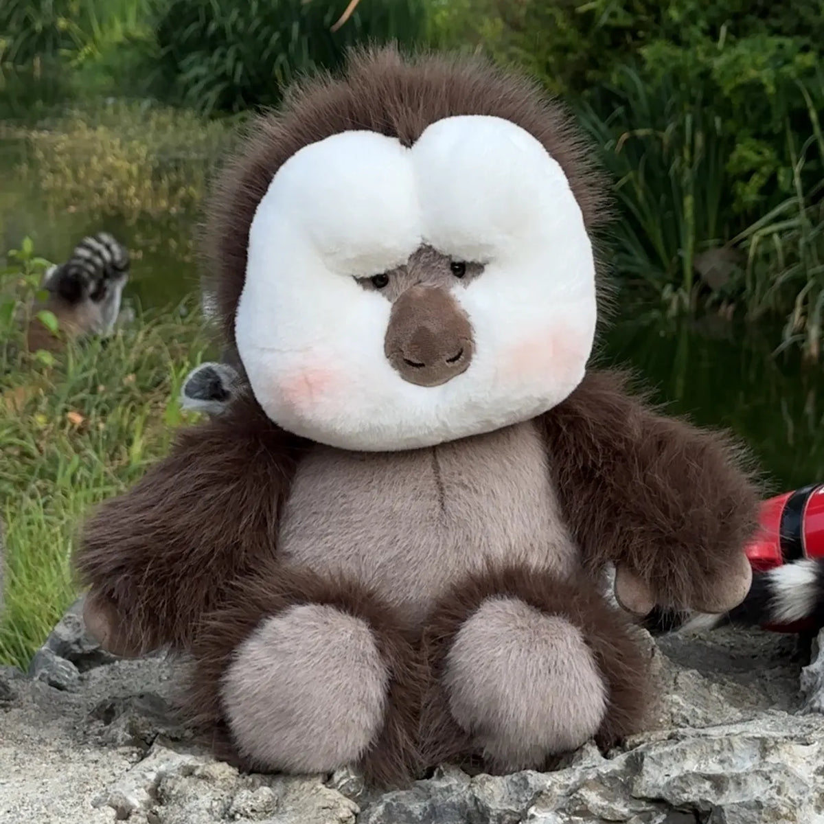 Running Saki Monkey Stuffed Animal