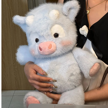 Running Scottish Highland Cow Stuffed Animal